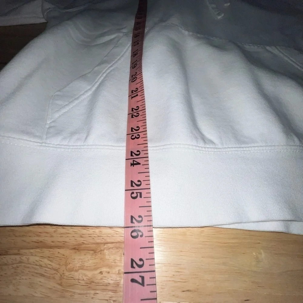 Nike White Pullover Hoodie Nike Swoosh | L